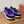 LP Week End Walk Sneaker In Purple Mix Black Denim Fabric And Sudede 984390