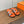 HM Kazimir Sandal Orange mix Gray Canvas Calfskin 293995
