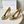 Manolo Diamond Buckle Pumps Gold Mirror Cowhide 451182