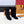 LV CSummer Mid Wedge Boot Black Knit 542224