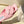 Jimmy Choo Skye Corsage Sandals Pink Sheepskin 669835