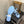 CC 26s Platform Sandals Light Blue Black Sheepskin 688704