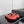 CC 26s Shearling Slide Flat Mules Coral Black Wool 128097