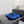 CC 26s Shearling Square Toe Sandals Blue Black Wool 128086