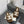 CC 26s Shearling Square Toe Sandals Brown White Wool 128089
