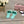 CC 25C Slippers Turquoise Fabric Material 212963