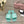 CC 25C Slippers Turquoise Fabric Material 212963