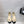 BEIGE MIX BLACK LAMBSKIN CAMELLIA HOLLOW SANDAL