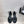 BLACK LAMBSKIN CAMELLIA HOLLOW SANDAL