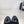 BLACK LAMBSKIN CAMELLIA HOLLOW SANDAL