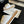 CC 25C Slippers White Satin Fabric 212980