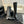CC High Boots 30mm Plain Black Chain Cowhide