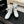 CC Short Boots White Quilted Cowhide