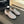 CC Moccasins Glossy Silver Gray Cowhide