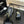 T-STRAP PEARL HEEL 85 MM SANDALS IN BLACK SUEDE
