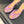 CC 26s Sandal 7cm Purple Mesh Lambskin 700605