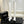 CC 25A Double C Giant Pearl Heel Boots 50mm Black White Cowhide 454945