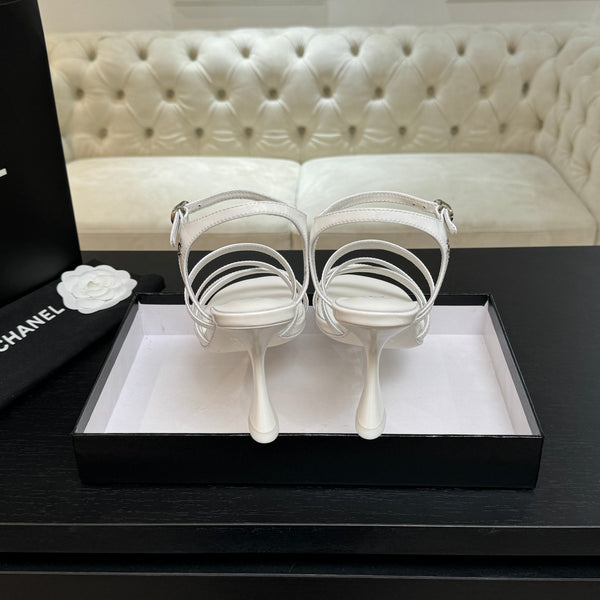 CC Cruise 25/26 Sandal 95mm White Patent Leather
