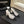 CC 26s Rhinestone Pointed-Toe Shoe White Black Leather Canvas 907706