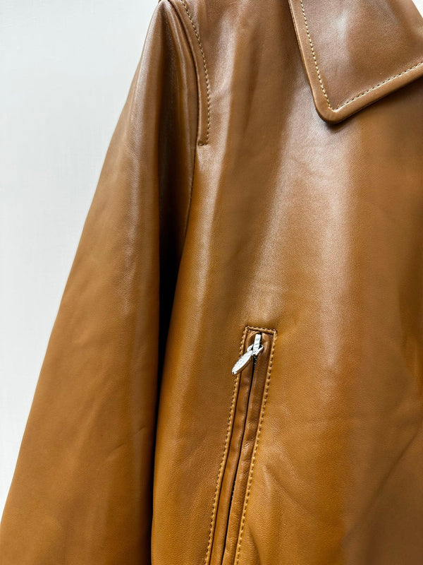 GG 26s Crop/Cropped Jacket Leather 420981