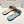 CD 26s Embroidered Sandals Blue Beige Multicolor Canvas Leather 683007