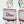 CD 26s Floral Embroidered Sandals White Pink Canvas 683033