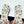 CD 26s Floral Embroidered Sandals White Pink Canvas 683033