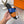 HM Oran Slippers in Blue and Orange Calfskin 735647