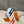 HM Bouncing 35 Sneakers Grey Mesh Canvas & Suede Goatskin H Blue Orange