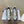CD Vibe Sneaker In White Mix Dark Grey Gold Polyester Mesh Fabric And Cowhide 113418