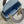 Lady Bag 17cm Celeste Blue Grey Lambksin