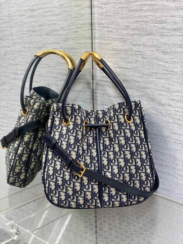 meidum cd nolita 27cm blue oblique jacquard