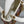 CD Lady 17cm White Canvas Crystal Embellished