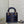 MINI 17 LADY BAG IN NAVY BLUE MIX BLACK SNAKESKIN PATTERN LAMBSKIN
