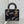 SMALL 20 BAG BLACK LAMBSKIN WITH SHOOTING STAR EMBROIDERY WOMEN