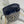 MONTAIGNE MINI 18 BUCKET BAG WITH DRAWSTRING IN BLUE OBLIQUE JACQUARD
