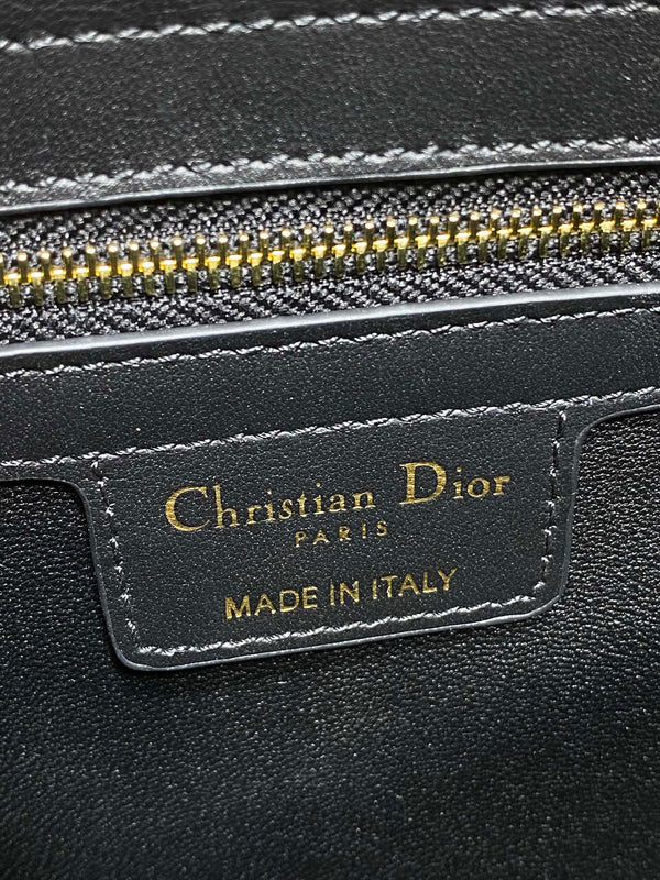 Dior 2025 Bow Bag 28cm Black Leather 272519