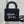 CD 2026 Lady Art Mini Bag 12cm Black Cotton Leather 352144