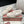 LP Summer Charms Walk Loafers In White Suede With Rabbit Fur Lining 985649