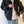 Gucci Men’s Bomber Jacket Black Monogram Pattern Nylon Fabric