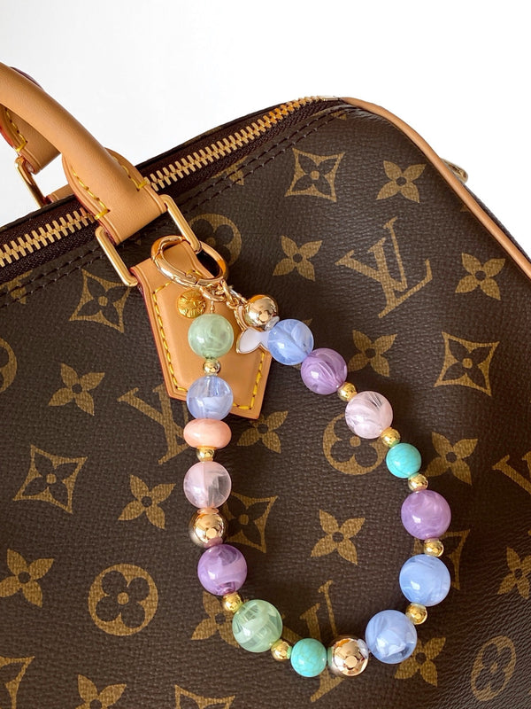 LV Speedy Soft 30 Boho Brown Green Monogram Canvas GHW