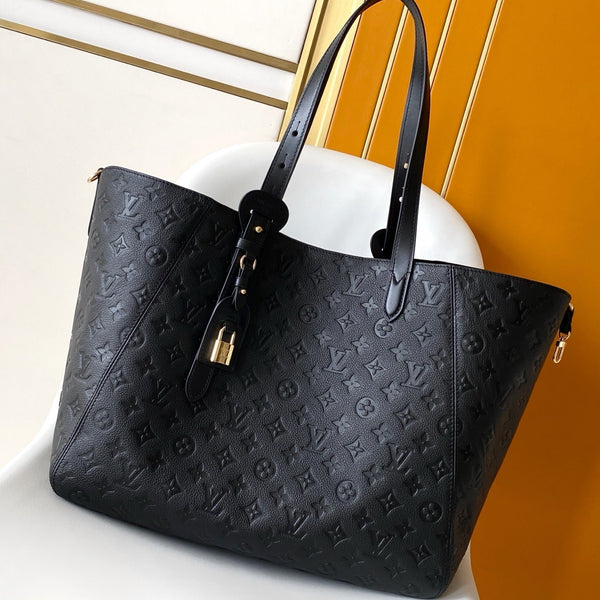 LV All In One PM Black Embossed Monogram Empreinte Cowhide 268414