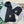 SET SCARF AND HAT IN BLACK WOOL 406533