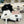 KNITTED BEANIE HAT IN WHITE WOOL WITH JAPANESE CAT EARS 421259