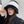 BUCKET HAT IN BLACK MIX WHITE WOOL 421038
