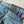 CC Rhinestone Belt Wide-Leg Jeans Blue Denim 351177