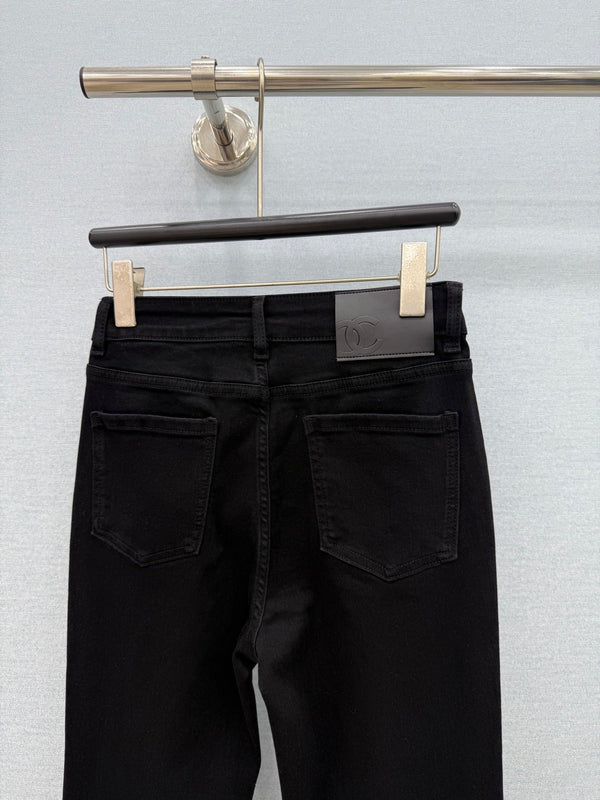 CC 2026 Jeans Black Flared Denim Cotton 435466