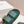 PRA CROCODILE MOTIF SLIDES SANDALS CASTLETON GREEN CALFSKIN