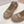 PRA FADED SUEDE SNEAKERS SEPIA AND WHITE