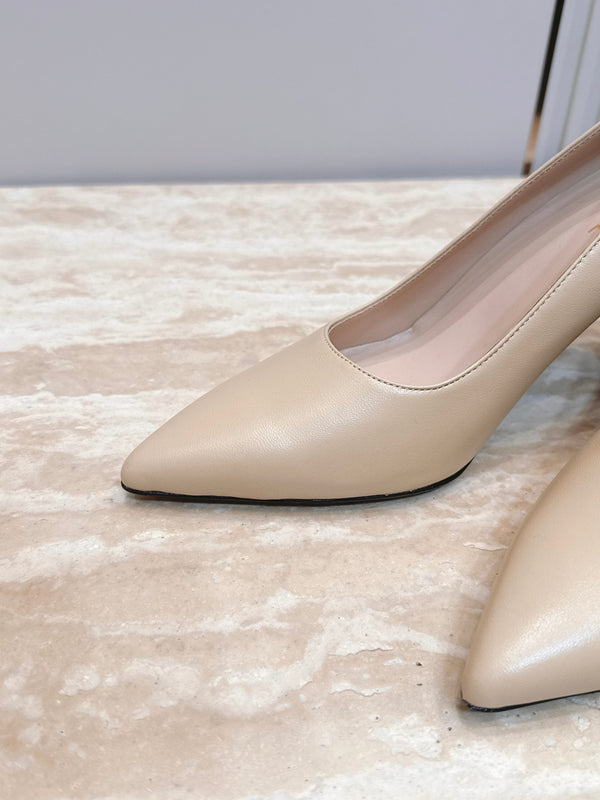 CC Métiers d’art 2026 Pumps 9.5cm Beige Sheepskin 898968